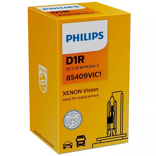 PHILIPS Xenon Vision D1R 35W 4300K 1 (картон) шт, Колірна температура: 4300, Тип лампи: D1R