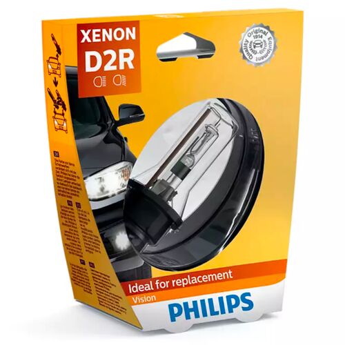 PHILIPS Xenon Vision D2R 35W 4300K 1 шт, Колірна температура: 4300, Тип лампи: D2R