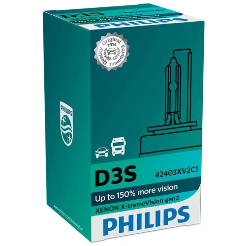 PHILIPS X-tremeVision gen2 D3S 35W 4800K (картон) 1 шт, Колірна температура: 4800, Тип лампи: D3S