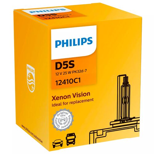 PHILIPS Xenon Vision D5S 25W 4300K (картон) 1 шт, Колірна температура: 4300, Тип лампи: D5S