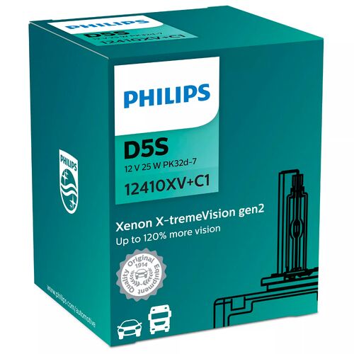 PHILIPS X-tremeVision gen2 D5S 25W 4800K (картон) 1 шт, Колірна температура: 4800, Тип лампи: D5S