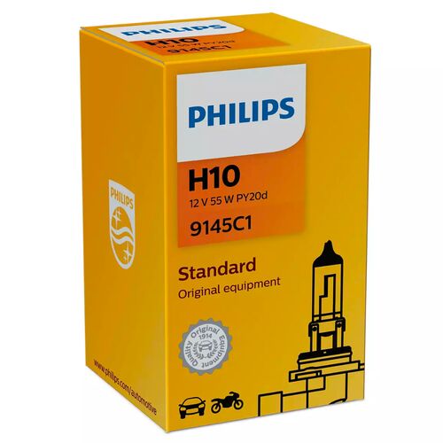 PHILIPS Standard H10 45W 3200K (картон) 1 шт