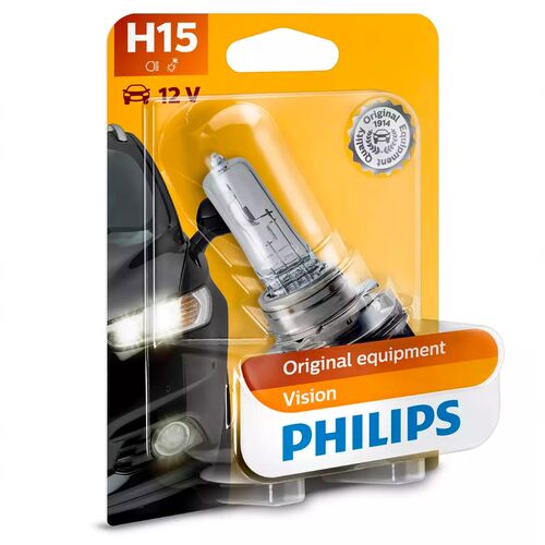 PHILIPS Standard H15 55/15W 3200K (блістер) 1 шт