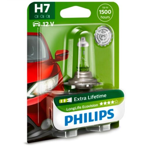 PHILIPS LongLife EcoVision 4x H7 55W 3100K (блистер) 1 шт