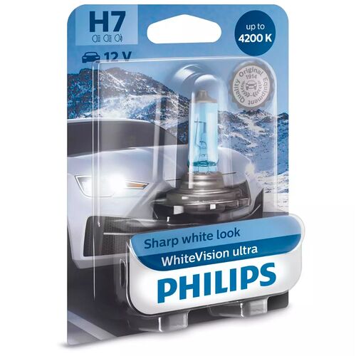 PHILIPS WhiteVision ultra +60% H7 55W 4200K 1 шт