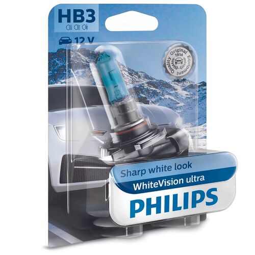 PHILIPS WhiteVision ultra +60% HB3 60W 3800K 1 шт
