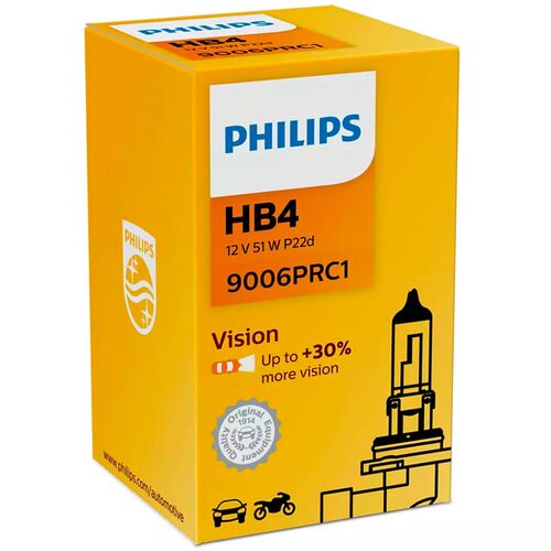 PHILIPS Vision +30% HB4 55W 3200K (картон) 1 шт