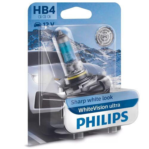 PHILIPS WhiteVision ultra +60% HB4 51W 4200K 1 шт