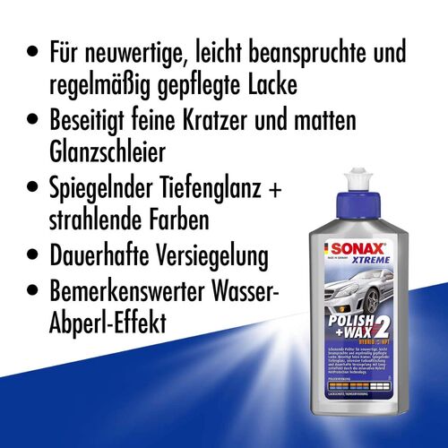 SONAX XTREME Polish + Wax 2 Hybrid NPT універсальна поліроль з воском 500 мл у наборі, зображення 8