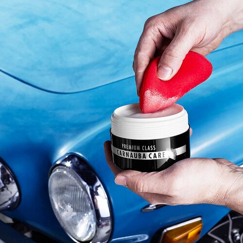 SONAX PREMIUM CLASS Carnauba Care твердый воск карнауба в премиум наборе 200 мл , изображение 3