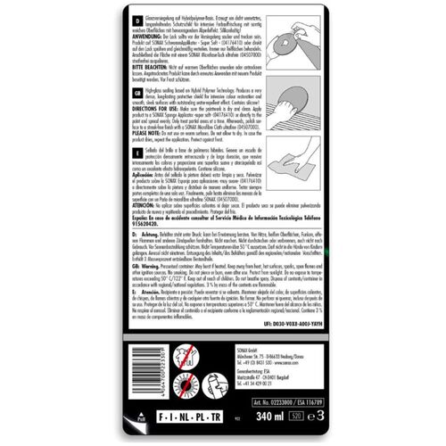 SONAX PROFILINE 03-03 Polymer NetShield полимер для защиты краски на 6 месяцев 340 мл , изображение 7