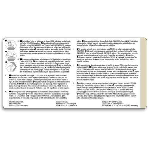 SONAX PROFILINE Perfect Finish 04-06 паста для фінішного полірування автомобіля 250 мл, Кількість: 250 мл, зображення 8