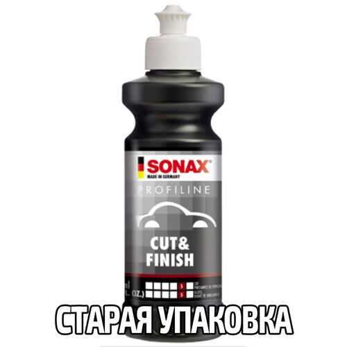 SONAX PROFILINE Cut +Finish 05-05 однокрокова полірувальна паста 250 мл, Кількість: 250 мл, зображення 7