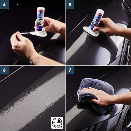 SONAX XTREME Ceramic Lack Protect керамічне покриття (рідке скло) для захисту на 9 місяців у наборі, зображення 5