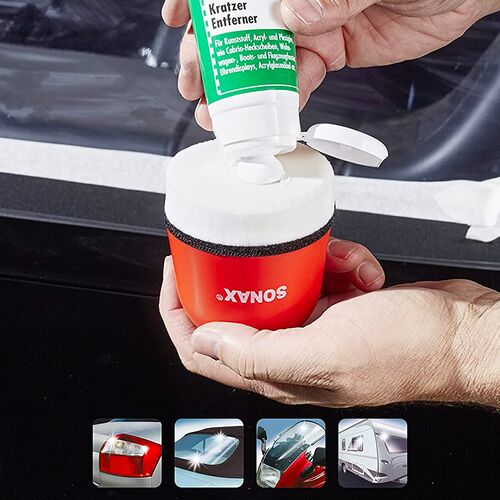 SONAX Kratzer Entferner (Scratch Remover) антиподряпин для пластику 75 мл, зображення 3
