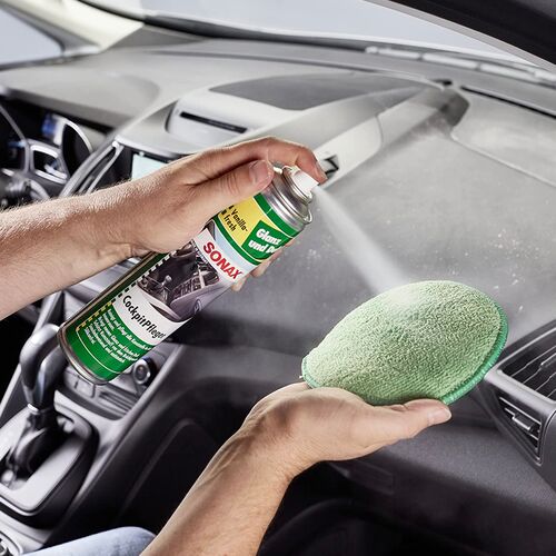 SONAX Cockpitpfleger - vanilla-fresh очиститель-полироль пластика глянцевый (ваниль) 400 мл , изображение 3