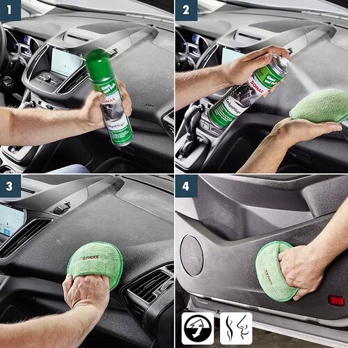 SONAX Cockpitpfleger - apple-fresh очищувач-поліроль пластика глянсовий (яблуко) 400 мл, зображення 4