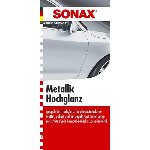 SONAX Metallic High Gloss поліроль металік тефлон з воском 500 мл, Кількість: 500 мл, зображення 6