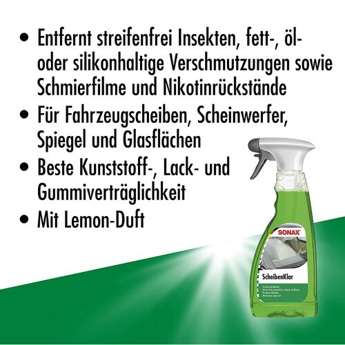 SONAX ScheibenKlar універсальний очисник скла 500 мл, зображення 7