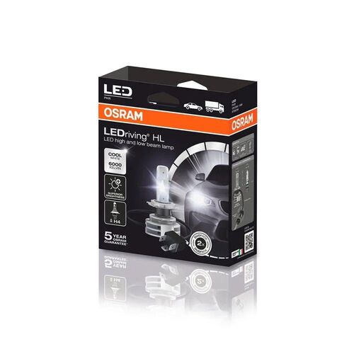Лампи світлодіодні OSRAM 9726CW LEDriving H4 14W 12-24V 6000K, зображення 2