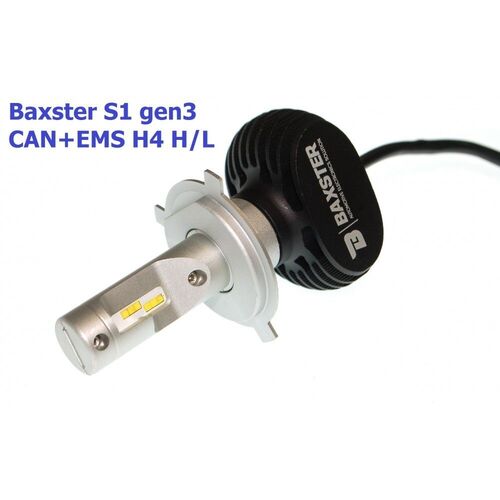Baxster S1 gen3 H4 H/L CAN+EMS 25W 6000K комплект 2 шт, зображення 5