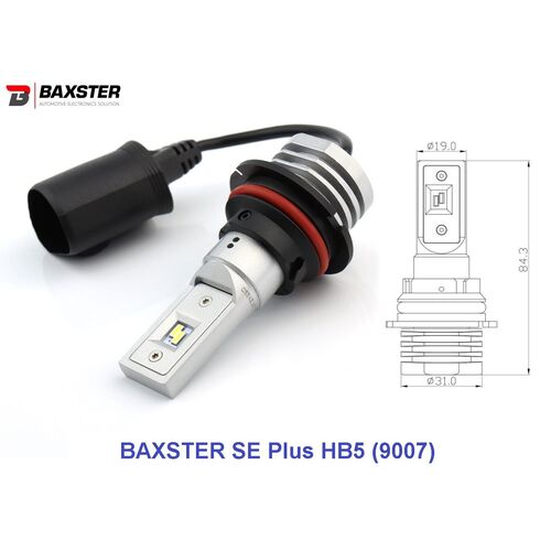 Baxster SE Plus HB5 9007 22W 6000K комплект 2 шт 