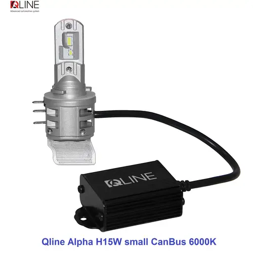 Qline Alpha H15W small CanBus 40W 6000K комплект 2 шт , изображение 2