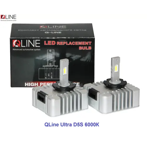 Qline Ultra D5S 65W 6000K комплект 2 шт, зображення 2