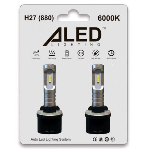 ALed H27A01 H27 12W 6000K комплект 2шт, зображення 2