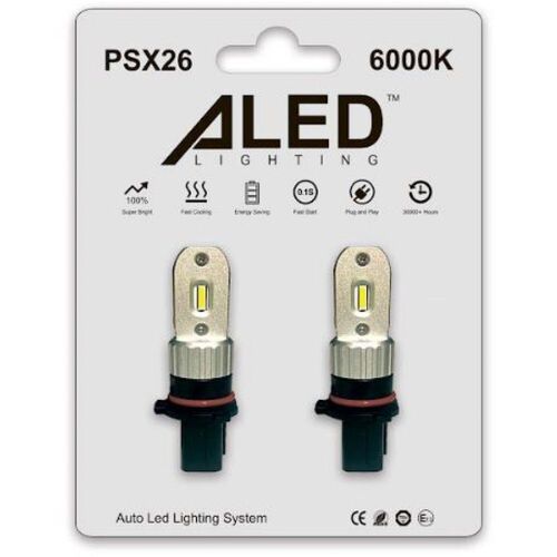 Лампы светодиодные ALed PSA26 6000K 12W PSX26A01 (2шт), зображення 2