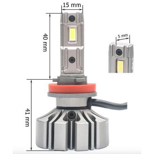 Prime-X Fog H8/H11 45W 5000K комплект 2 шт, зображення 5