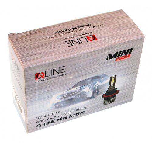 QLine Mini Active H3 27W 6000K комплект 2 шт , изображение 7