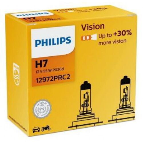 Лампа галогенна Philips H7 Premium PX26d 12V 55W (12972PRC2) (2шт.), зображення 2
