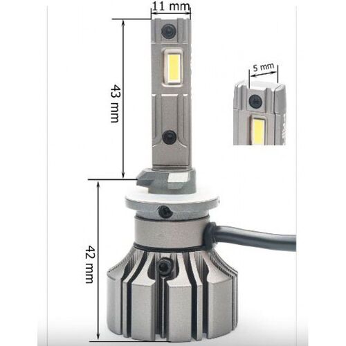 Prime-X Fog H27 45W 5000K комплект 2 шт, зображення 5