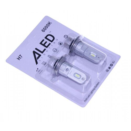 Лампы светодиодные ALed H7 6000K 12W H7A01 (2шт), зображення 2