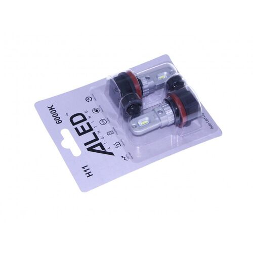 Лампы светодиодные ALed H11 6000K 12W H11A01 (2шт), зображення 2