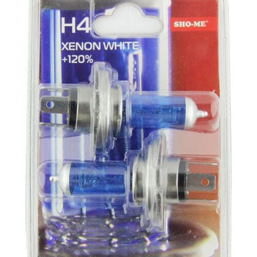 Лампа галогенова H4 Sho-Me 4300К +120%
