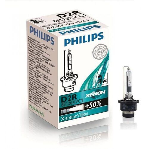 Ксенонова лампа Philips D2R X-treme Vision 85126 XV C1 35W +50%
