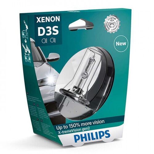 Ксенонова лампа Philips D3S X-treme Vision 42403 XV2 S1 gen2 +150%