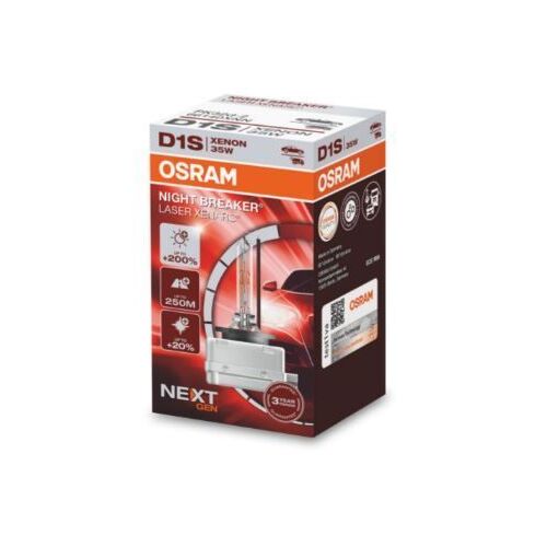 Лампа ксенонова Osram D1S 66140XNN Night Breaker Laser +200%, зображення 3