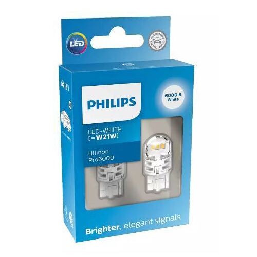 Philips 11065CU60X2 W21W LED Ultinon Pro6000