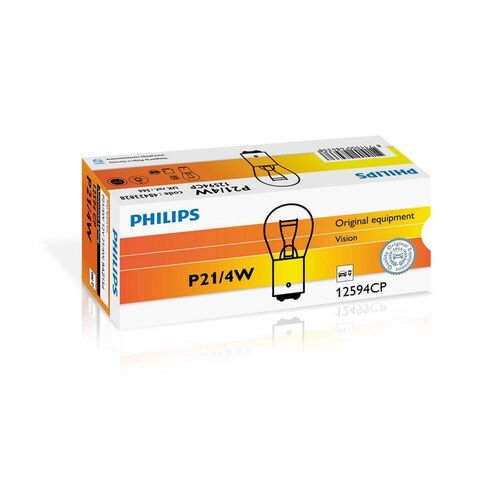 Philips P21/4W 12594CP лампа розжарювання картон комплект 10 шт