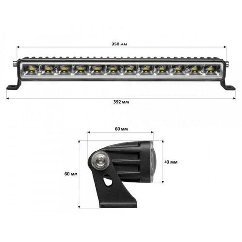 Світлодіодна фара OPPLIGHT 60watt 10-30V IP68 (opl-lsb-60W)