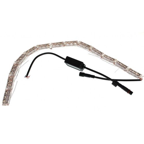 Світлодіодна (LED) стрічка Running Crystall Жовтий-Білий v2, зображення 3