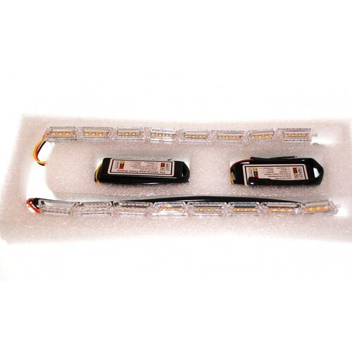 Світлодіодна (LED) стрічка Running Crystall Жовтий-Білий 16 сегментів v3, зображення 2