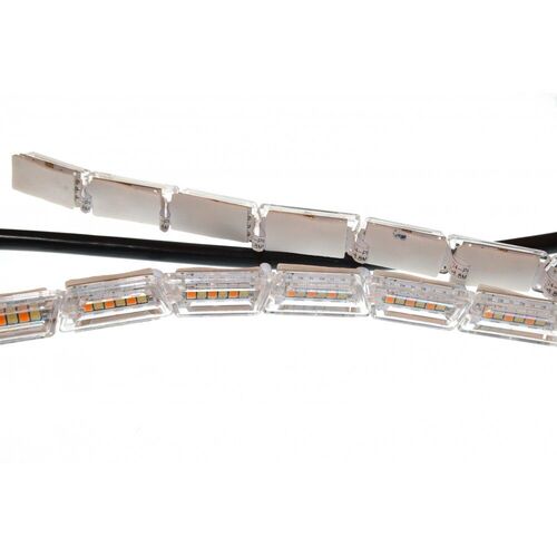 Світлодіодна (LED) стрічка Running Crystall Жовтий-Білий 16 сегментів v3, зображення 3