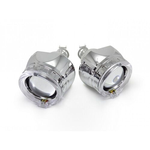 Линзы биксеноновые Infolight Ultimate LED (тип 3) с ангельскими глазками (2шт) , изображение 3