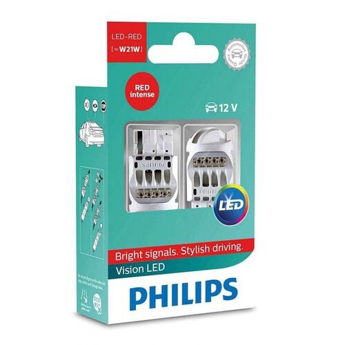 Philips W21 12838REDX2 Red 0,8W комплект 2 шт, зображення 2