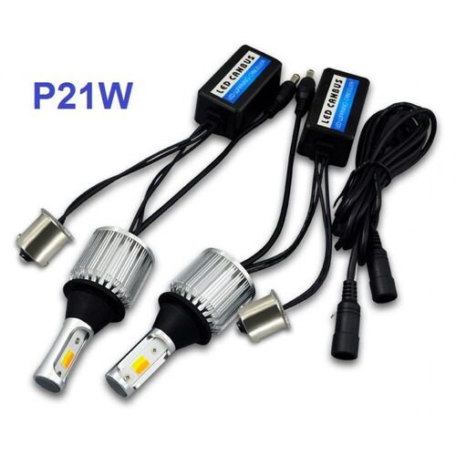 Лампи DRL + поворот Baxster Cob Light P21W, зображення 2