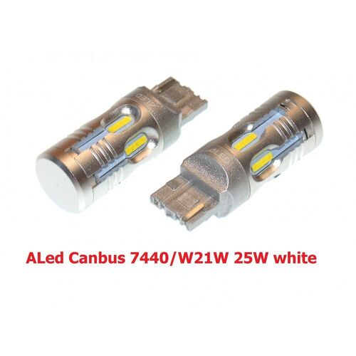 ALed Canbus 7440 W21W white 25W лампа заднього ходу комплект 2шт